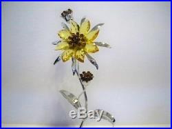 Swarovski Crystal Paradise Darigold Light Topaz Exotic Flower 5155664 Bnib Coa