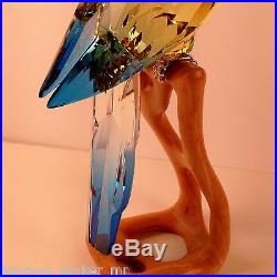 Swarovski Crystal Paradise Mega Bird Green Rosella Jonquil Parrot 901601 8.5
