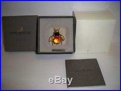 Swarovski Crystal Paradise Small Alipur Bee Retired 250477 Mib Coa
