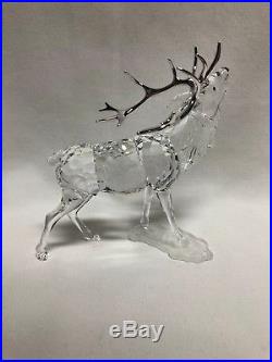 Swarovski Crystal Rare Encounters Deer Stag Figurine Mint no Box