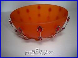 Swarovski Crystal Red Jewels Bowl Retired 660752 Bnib