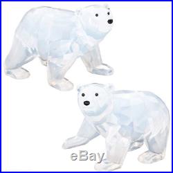Swarovski Crystal SCS Opal Polar Bear Cubs 2011 Annual Limited Edition 1080774
