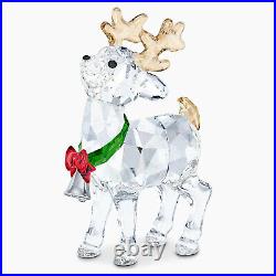 Swarovski Crystal Santas Reindeer Figurine Decoration 5532575
