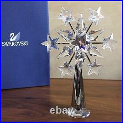Swarovski Crystal Silver Rhodium Tree Topper Star Burst