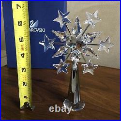 Swarovski Crystal Silver Rhodium Tree Topper Star Burst