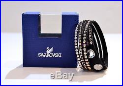 Swarovski Crystal Slake Deluxe Black Bracelet 5089699 Authentic Brand New In Box
