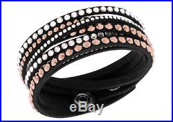 Swarovski Crystal Slake Deluxe Black Bracelet 5089699 Authentic Brand New In Box