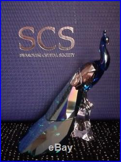 Swarovski Crystal Society Annual Edition 2013 Peacock Sculpture, No Reserve