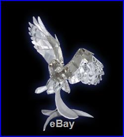 Swarovski Crystal Soulmate Snowy Owl 5004640 Retired Orig Price $1,600 Brand New