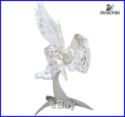 Swarovski Crystal Soulmate Snowy Owl 5004640 Retired Orig Price $1,600 Brand New