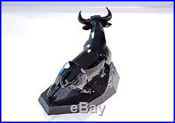 Swarovski Crystal Soulmates Black Jet Bull Powerful Ox 5079250 Brand New In Box