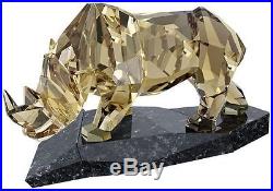 Swarovski Crystal Soulmates Rhino Smokey Brown 5136804 Authentic New In Box