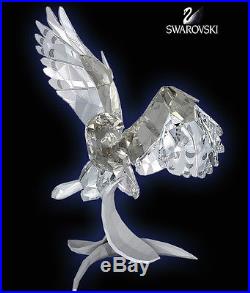Swarovski Crystal Soulmates Snowy Owl Figure 5004640 with COA NIB