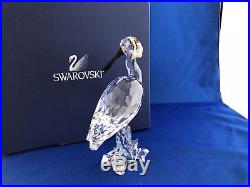 Swarovski Crystal Spoonbill Bird Figurine 931746 Mint IOB with Outer Box & Cert