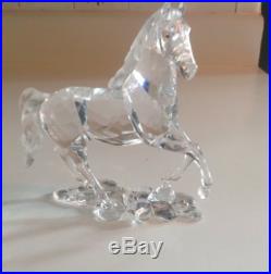 Swarovski Crystal Stallion Horse Figurine 5 11/16x 5 3/4 898508