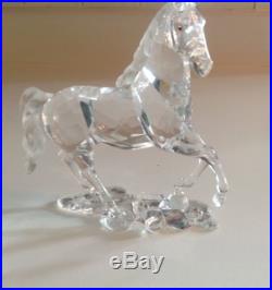 Swarovski Crystal Stallion Horse Figurine 5 11/16x 5 3/4 898508