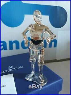 Swarovski Crystal Star Wars C-3PO Robot Figurine Disney 5473052 + FREE SHIPPING