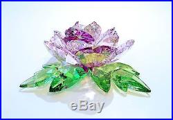 Swarovski Crystal Stunning Peony Beautiful Flower Rose 5136721 Brand New In Box