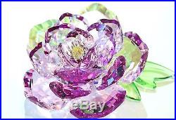 Swarovski Crystal Stunning Peony Beautiful Flower Rose 5136721 Brand New In Box