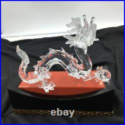 Swarovski Crystal The Dragon Fabulous Creatures Trilogy 1997 with Stand