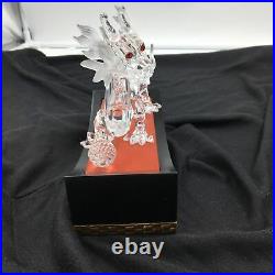 Swarovski Crystal The Dragon Fabulous Creatures Trilogy 1997 with Stand