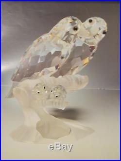 Swarovski Crystal Togetherness Lovebirds, Scs 1987 Annual Figurine