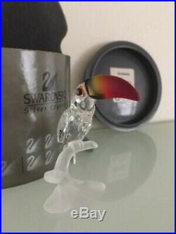 Swarovski Crystal Toucan Color Beak Bird Figurine 7621NR000006 RETIRED