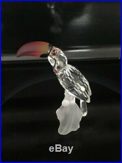 Swarovski Crystal Toucan Color Beak Bird Figurine 7621NR000006 RETIRED
