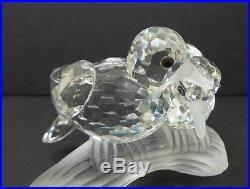 Swarovski Crystal Turtle Doves, Scs 1989 Annual Figurine, Caring & Sharing