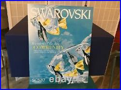 Swarovski Crystal WONDERS OF THE SEA COMMUNITY (COLOR) #854650 MIB withCOA