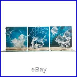 Swarovski Crystal Wonders of the Sea Set of 3 Dioramas MIB