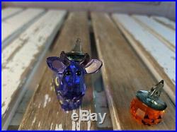 Swarovski Crystal decor cow halloween pumpkin set lovlots magic mo 1139968 2012