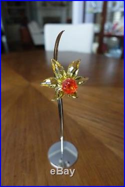 Swarovski Dacali crystal flower, NIB