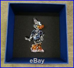 Swarovski Daisy Duck, Colored Crystal, Disney Figurine, #5115334, Mib