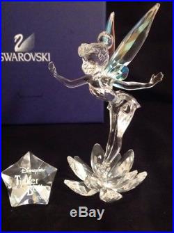 Swarovski Disney 2008 Tinkerbell Retired Crystal Figurine Peter Pan