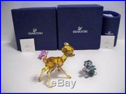 Swarovski Disney Bambi & Thumper Color Version Set 5004688 & 5004689 Bnib