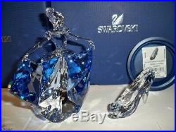 Swarovski Disney Cinderella & Slipper Very Rare 5089525 & 5035515 Bnib