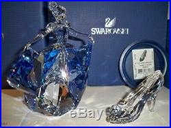 Swarovski Disney Cinderella & Slipper Very Rare 5089525 & 5035515 Bnib