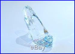 Swarovski Disney Crystal Cinderella Slipper Blue Heart 5035515 Brand New in Box