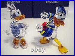 Swarovski Disney Donald Duck & Daisy Duck 5063676 & 5115334 Very Rare Nib