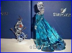 Swarovski Disney Film'frozen' Characters Elsa & Olaf 5135878 5135880 Bnib