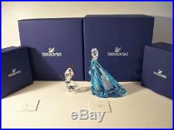 Swarovski Disney Film'frozen' Characters Elsa & Olaf 5135878 5135880 Bnib