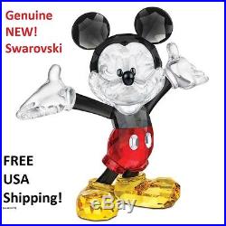 Swarovski Disney Mickey Mouse #1118830 Color Crystal Figurine NEW in Gift Box