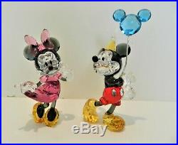 Swarovski / Disney Mickey Mouse Celebration & Minnie, #5376416 / 5135891 Nib