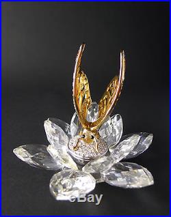 Swarovski Extremely Rare GOLD In Flight BUTTERFLY 7551NR100 Vintage C98