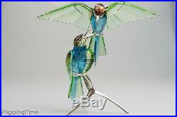 Swarovski Figurine Crystal Paradise Birds Large Bee Eaters Peridot 957128