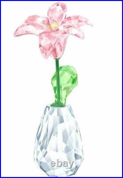 Swarovski Flower Dreams Lily Pink Crystal Figurine #5439224 Authentic New in Box