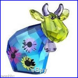 Swarovski Flower Power Mo, Limited Edition 2013, Cow Crystal Figurine 1143436