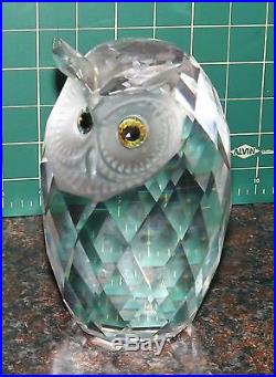 Swarovski Giant Crystal Owl figurine (Retired)