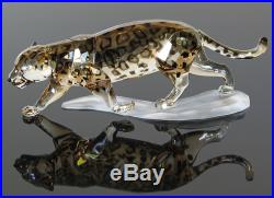 Swarovski Golden Crystal Figurine JAGUAR Wildlife Safari #5268836 New